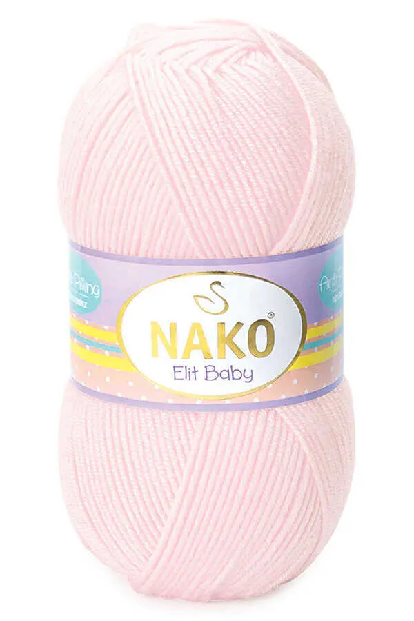 Nako Elite Baby (Anti Pilling) - Soft Pink (2892) (Imported Turkish Yarn)