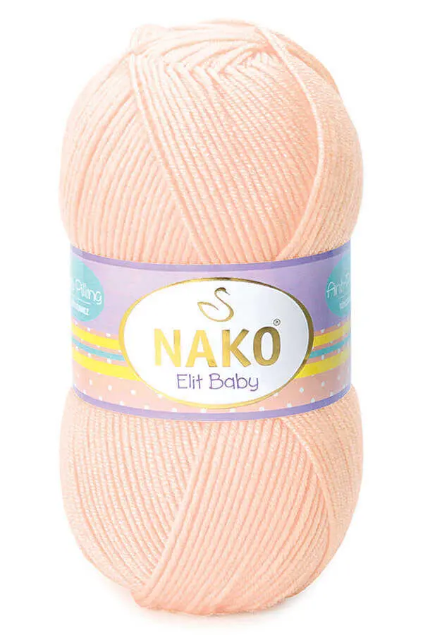 Nako Elite Baby (Anti Pilling) - Soft Peach(3701) (Imported Turkish Yarn)