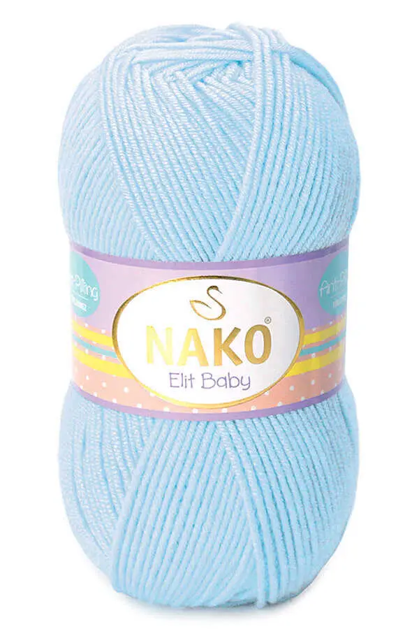 Nako Elite Baby (Anti Pilling) - Baby Blue (4687) (Imported Turkish Yarn)