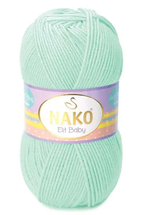 Nako Elite Baby (Anti Pilling) - Mint(6692) (Imported Turkish Yarn)