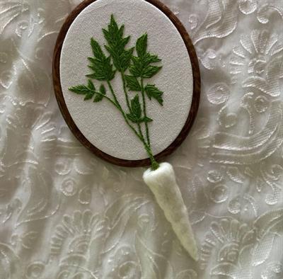3D Raddish - Embroidery