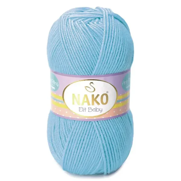 Nako Elite Baby (Anti Pilling) - Sky Blue (6723) (Imported Turkish Yarn)