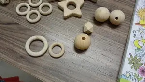 Wooden Beads and Elements