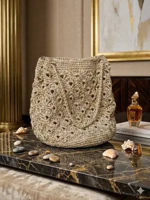 Open Weave/ Hollow Style Summer Bag 