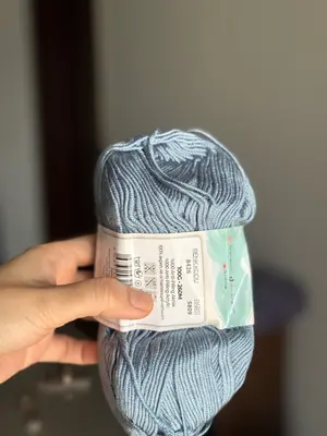 Knitme Baby Uno Soft  Whale Gray vs Metal Gray(Imported Turkish Yarn)