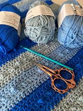 One stitch at a time - Baby Blanket