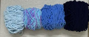Shades of Blue - Chunky Blanket Plush Yarn