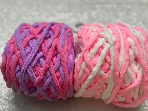 Shades of Pink - Chunky Velvet Plush Yarn 6 mm