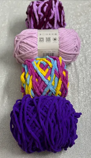 Shades of Purple - Chunky Blanket Plush Yarn