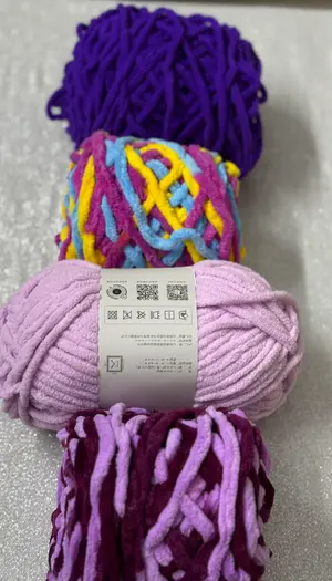 Shades of Purple - Chunky Blanket Plush Yarn