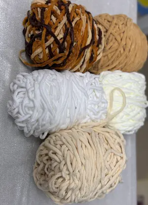 Shades of Neutrals - Chunky Velvet Plush Yarn 6 mm