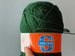 Shades of Green (Local 4 ply Acrylic Yarn)
