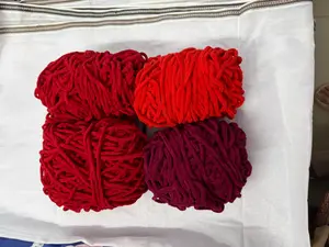 Reds - Chunky plush velvet 6 mm