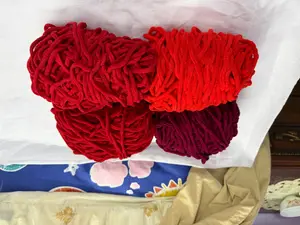Reds - Chunky plush velvet 6 mm
