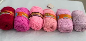 Shades of Pink (Local 4 ply Acrylic Yarn)