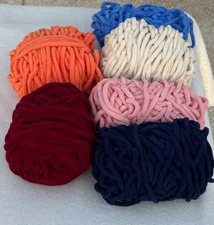 All Shades - Chunky Plush Yarn 8 mm