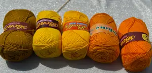Shades of Yellow (Local 4 ply Acrylic Yarn)