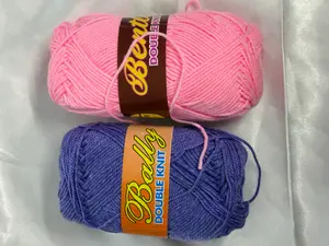 Lavender vs Thistle (Local 4 ply Acrylic Yarn)