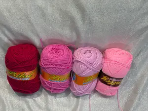 Shades of Pink (Local 4 ply Acrylic Yarn)