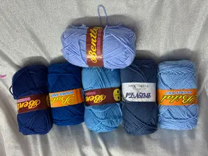 Shades of Blue (Local 4 ply Acrylic Yarn)