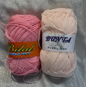 Shades of Peach (Local 4 ply Acrylic Yarn)