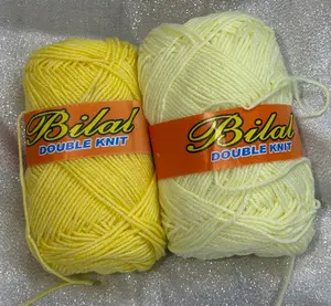 Shades of Lemon (Local 4 ply Acrylic Yarn)