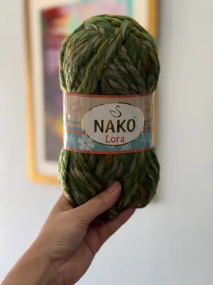 Nako Lora - Shaded Green 28121 (Imported Turkish Yarn)