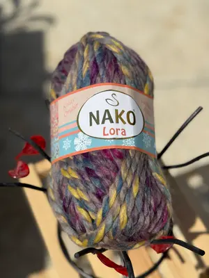 Nako Lora - Augerbine 28075 (Imported Turkish Yarn)