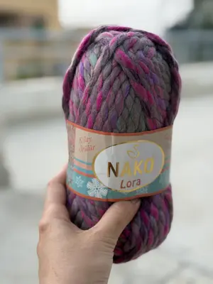 Nako Lora - Shaded Violet(28075) (Imported Turkish Yarn)