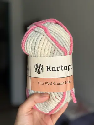 Kartopu Elite Wool Grande Prints H1934 (Imported Turkish Yarn)