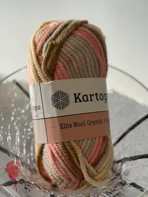 Kartopu Elite Wool Grande Prints H1936 (Imported Turkish Yarn)