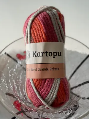 Kartopu Elite Wool Grande Prints H1932 (Imported Turkish Yarn)