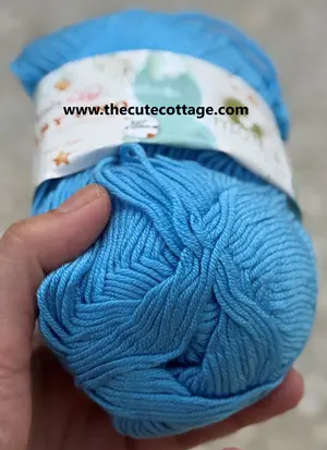 Knitme Baby Uno Capri Blue 8411 (Imported Turkish Yarn)