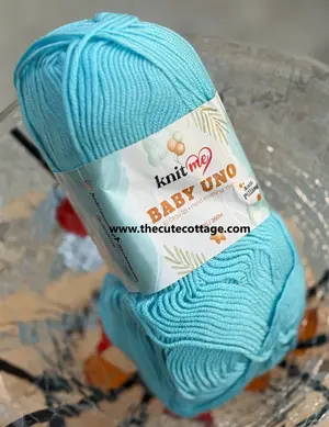 Knitme Baby Uno Spring Blue 86502 (Imported Turkish Yarn)