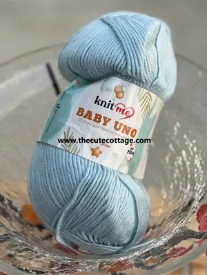 Knitme Baby Uno Soft Sky Blue 8403 (Imported Turkish Yarn)