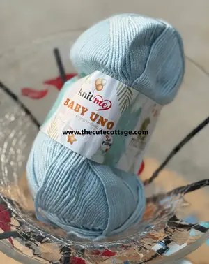 Knitme Baby Uno Soft Sky Blue 8403 (Imported Turkish Yarn)