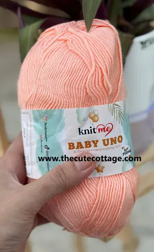 Knitme Baby Uno Peach 8404 (Imported Turkish Yarn)