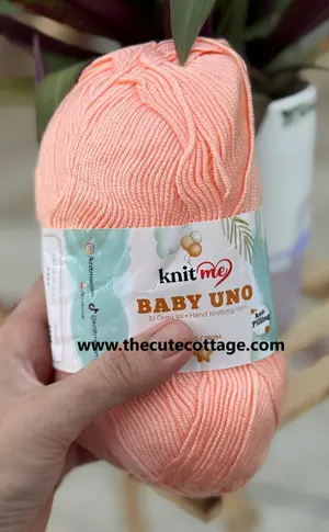 Knitme Baby Uno Peach 8404 (Imported Turkish Yarn)