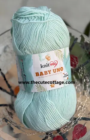 Knitme Baby Uno Soft Mint 8619 (Imported Turkish Yarn)