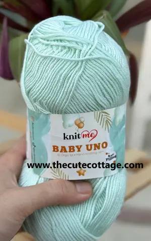 Knitme Baby Uno Soft Mint 8619 (Imported Turkish Yarn)