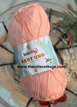 Knitme Baby Uno Peach 8404 (Imported Turkish Yarn)