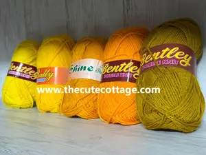 Shades of Yellow (Local 4 ply Acrylic Yarn)