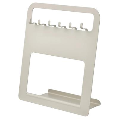 Ikea holder for kitchen utensils, light grey/beige, 28x10 cm