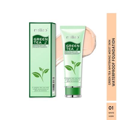 Maliao Green Tea Whitening Moist Skin Waterproof Foundation