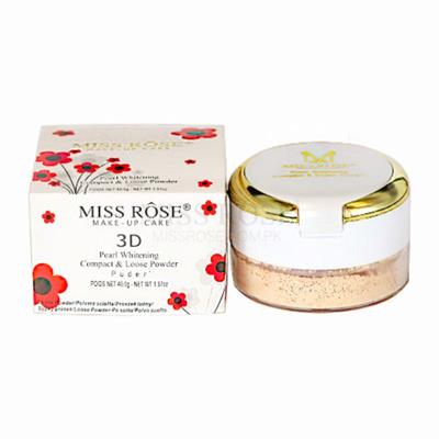 Miss Rose 3D Peral Whtening Compact & Loose Powder 45g