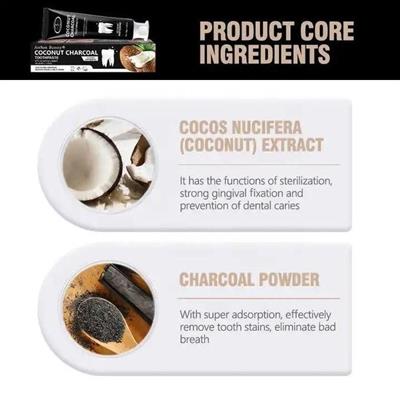 Aichun Beauty- Coconut charcoal 3D fast whitening toothpaste
