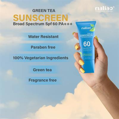 Maliao Green Tea Water-Resistant Sunscreen SPF 60PA+++ – Skin Protection At Its Best