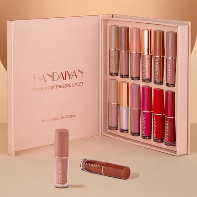 KS-ONE 12 Colors Matte Liquid Lipstick Set 2.5ml*12pcs