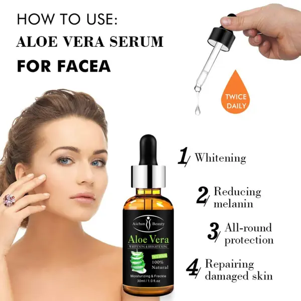Aichun Beauty Aloe Vera Serum – Hydrating, Soothing & Skin Repair Care