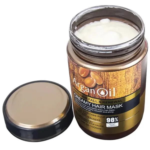 Argan Oil Anti Hair Fall & Renewal Creamy Hair Mask 500ml – Strengthen, Repair & Revitalize Hair